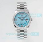 TWS Factory Swiss 2836 Rolex Day-Date 36MM Diamond Bezel Replica Watch 